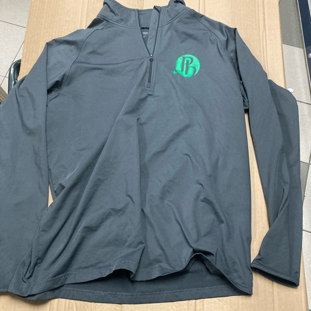 Gray running pullover Lucky Liffey River Run